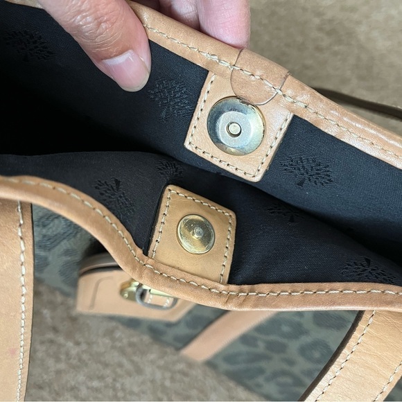 MULBERRY LEOPARD SCOTCHGRAIN TOTE - Picture 11 of 16